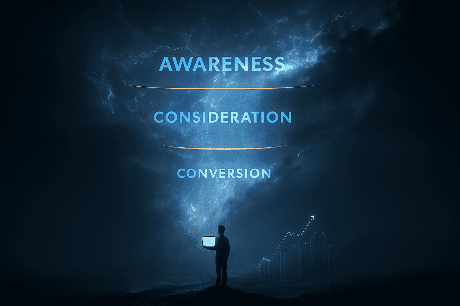 Full Funnel Paid Advertising: Ads that move your target audience from Awareness to Conversion.